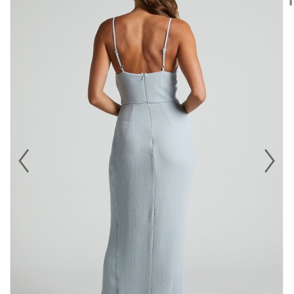 Never Worn Blue Showpo Dress - Size 4 - Picture 4 of 4